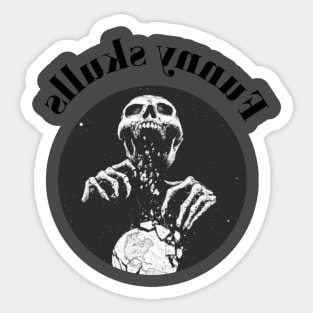 Funny skulls Sticker